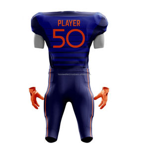 Les uniformes personnalisables du football américain pour des adultes plus la caractéristique respirable de douilles courtes de taille conçoivent votre propre logo - Product Image 6