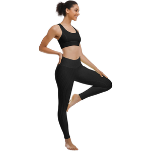 กางเกงออกกำลังกายเอวกลางยกก้นป้องกันเซลลูไลท์ของผู้หญิงกางเกงออกกำลังกายมีกระเป๋า - Product Image 4