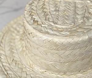Wholesale <b>Straw</b> <b>Hat</b> Boater Thick <b>Straw</b> Adult Black Band Lightweight For Costume and Party Use Factory Supply Direct From Vietnam - Product Image 3