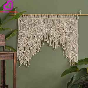 Elegant Modern Design Handmade Macrame Wall Hanging Customizable Sizes with Unique Shape for Wall <b>Decoration</b> Made Durable Fabric - Product Image 3