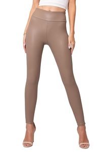 <b>Leggings</b> for Women in Luxe <b>Velvet</b> or Vegan Faux Leather - Available in Regular and Plus Sizefor Running Cycling Yoga - Product Image 5