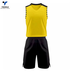 Ensembles d'uniformes de basketball confortables pour hommes, grande taille, sans manches, respirants, couleurs et logo personnalisables, 100 % polyester, pour sports de plein air - Product Image 2
