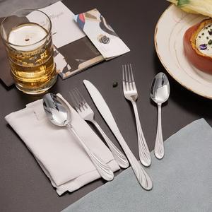 Ensemble de couverts en acier inoxydable moderne et écologique de qualité supérieure avec une finition élégante |   Couverts élégants pour la salle à manger et les fêtes - Product Image 1