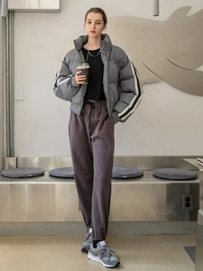 แจ็กเก็ตปลาปักเป้าสำหรับผู้หญิงกันน้ำน้ำหนักเบาระบายอากาศได้ดีสำหรับฤดูหนาวผ้าทอปิดซิป - Product Image 6