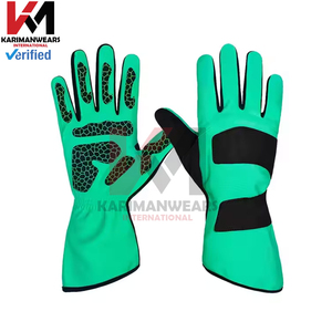 Gants de karting Prix de gros Meilleure qualité Conception de logo OEM Gants de course de karting Gamme de conception moderne de niveau débutant - Product Image 3