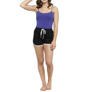 Pantalones cortos deportivos de verano de alta calidad para mujer, transpirables, ecológicos, de secado rápido, informales, con cintura elástica, cierre de cordón - Product Image 4