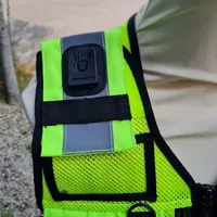 Gilet de sécurité réfléchissant pour hommes et femmes Gilets unisexes résistants à l'eau légers et haute visibilité pour hommes et femmes