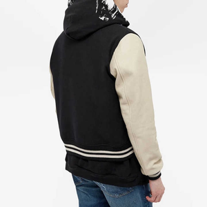 Blouson universitaire homme tendance en laine tricotée de qualité supérieure, manches confortables, logo personnalisé, idéal pour l'hiver – Nouvelle collection très prisée - Product Image 2