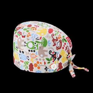Ajustement de haute qualité taille personnalisée coton bonnet chirurgical chapeaux de gommage hôpital médecin infirmière bonnet de gommage - Product Image 3
