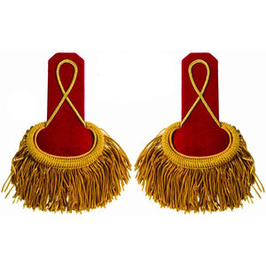 Épaulettes en fil métallique avec épaulettes à franges Uniformes de cérémonie avec logo personnalisé - Product Image 5