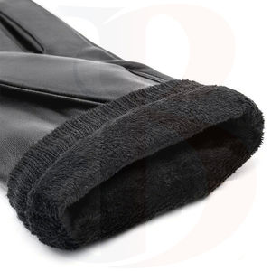 Guantes de Conducción Unisex GEO BROTHERS, Nuevos, de Piel de Oveja Genuina, Cálidos para Invierno, con Pantalla Táctil, Dedos Completos, Antideslizantes y Ligeros - Product Image 4