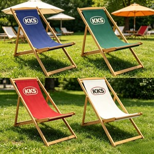 <span class=keywords><strong>Sedia</strong></span> da Spiaggia Pieghevole in <span class=keywords><strong>Legno</strong></span> e Tessuto Personalizzabile con Logo, Disponibile in Nero, Verde, Rosso, Giallo e Bianco, per Campeggio e Bar - Product Image 5