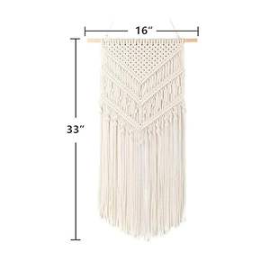 Boho Macramé Tenture Murale Coton Tissé Tapisserie Art Décor À La Maison Chambre Salon Dortoir Chic - Product Image 5