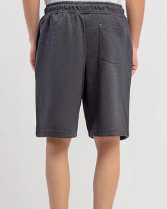 กางเกงขาสั้นวินเทจไซส์ใหญ่พิเศษสำหรับผู้ชายสไตล์สตรีทแบบสีทึบ - Product Image 5