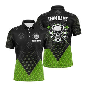 Chemise de fléchettes de sport respirante avec impression de sublimation durable, matériau léger et design élégant pour les jeux décontractés et extérieurs - Product Image 5