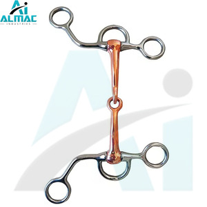 Almac พอร์ตสูง snaffle บิตนำเสนอการติดต่อแน่นและสวมใส่สบายเหมาะสำหรับม้าที่ต้องการโพลความดันมากขึ้น - Product Image 6