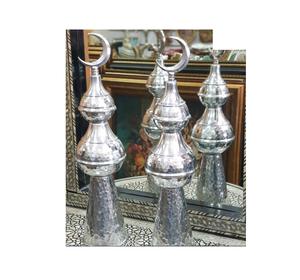 Decoraciones de temática islámica Adornos tradicionales de Eid Decoración de temática de Ramadán Hecho de minarete festivo de acero inoxidable - Product Image 1