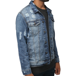 Veste en jean élégante pour hommes Tenue décontractée OEM Vente en gros Veste en jean en coton de haute qualité pour hommes Veste en jean pour hommes personnalisée à vendre - Product Image 5