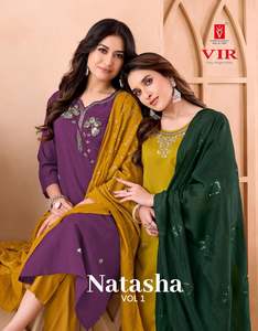 Maruti Fashion MF1549 Conjunto de Kurti y Pantalón de Tela Vertical de Diseño para Mujer con Dupatta, Estilo Tradicional, Casual, para Boda, Aspecto Elegante - Product Image 5