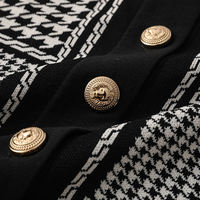 Großhandel Damen Casual Sorority Cardigan Pullover Herbst Kurz Knitterfrei Knopfleiste Anpassbare Farben Größen V-Ausschnitt Hoch Lang
