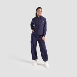 Pantalon cargo pour femme, style urbain, Flex Gear, bleu marine, coupe droite, respirant, avec taille élastique, taille haute et basse, taille XL - Product Image 4