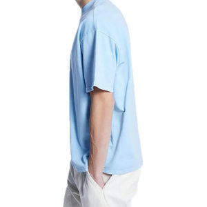 เสื้อยืดสตรีทแวร์ผ้าฝ้าย100% ขนาดใหญ่พิเศษของผู้ชายสำหรับฤดูร้อนเสื้อผ้ารุ่นโลโก้ออกแบบได้ตามที่ต้องการ - Product Image 6