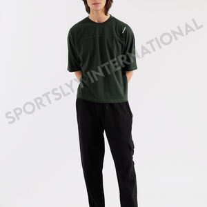 เสื้อยืดผู้ชายคุณภาพสูง สวมใส่สบาย ลายพิมพ์ไม่ซ้ำใคร สไตล์ลำลอง ผ้าเจอร์ซีย์ ลายเรียบ 100% ผ้าฝ้าย เสื้อเจอร์ซีย์เปล่าสำหรับสกรีนลายเอง - Product Image 2