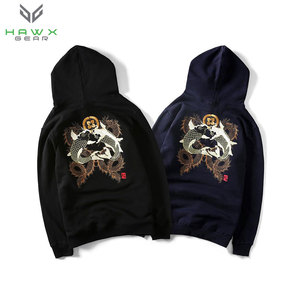 Venta al por mayor de lujo de gran tamaño de los hombres de algodón con capucha de calidad de peso pesado pulóver con impresión 3D personalizado etiqueta libre de lujo sudaderas con capucha - Product Image 5