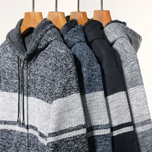 Chaqueta de invierno de moda informal de nueva marca para hombre, abrigo cortavientos grueso de alta calidad con capucha y cremallera, diseño cálido de retazos - Product Image 6