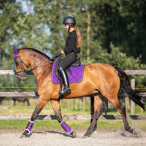 Juego de almohadillas para SILLÍN de caballo de doma morada personalizables, forro de tela cómodo duradero de primera calidad, suministros para montar a caballo, ecuestre - Product Image 3