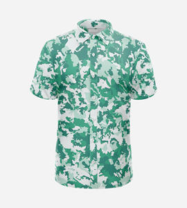 Chemise boutonnée à manches courtes pour hommes Chemise de voyage légère évacuant l'humidité OEM du Vietnam - Product Image 5