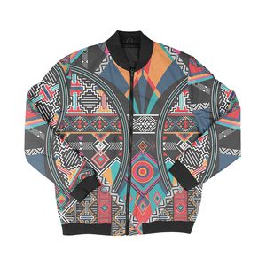 เสื้อแจ็คเก็ตบอมเบอร์แบบซับลิเมชั่นขายส่งสำหรับผู้ชาย พิมพ์ลายทั่วตัว ออกแบบเองได้ น้ำหนักเบา - Product Image 6