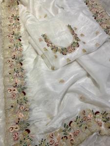 เสื้อสีขาวผ้าออแกนซ่าสไตล์บูติกสุดหรูเสื้อเบลาส์แฟนซีของเจ้าสาวชุดปาร์ตี้งานแต่งงานของผู้หญิงขายดีที่สุด - Product Image 4