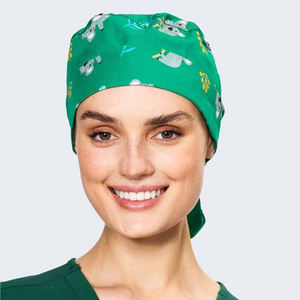 Gorro Quirúrgico con Logotipo Personalizado OEM, Gorro de Enfermería con Forro de Satén, Venta al por Mayor de Fábrica, Gorros Médicos de Algodón para Hospital, Doctoras y Mujeres - Product Image 5