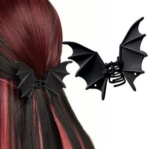 Gold Spider <b>Hair</b> Claw <b>Clip</b> With Pearl Vintage Metal Alloy Nonslip For Women <b>Halloween</b> Accessory - Product Image 2