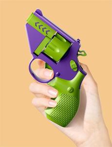 HDT Fidget <span class=keywords><strong>Gun</strong></span>: Giocattolo Antistress Elettronico in Plastica ABS Stampato in 3D, Cilindro Rotante, Mini Revolver Realistico per ADHD/Angstia - Product Image 5