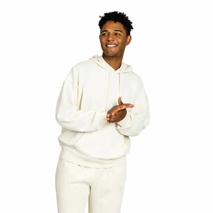Ensemble pantalon de survêtement à capuche en coton évasé personnalisé OEM Ensemble jogging respirant de grande taille Survêtement Survêtement Hommes Impression bouffante Ourlet brut - Product Image 1