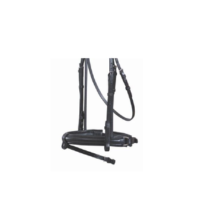 Bridon de cheval en cuir noir de qualité supérieure, vente chaude, accessoires d'équitation de qualité supérieure, vente en gros, fabricants indiens - Product Image 3