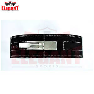 Ceinture de levier d'haltérophilie en cuir véritable, musculation, meilleure qualité, ceintures d'haltérophilie par Elegant Sports - Product Image 3