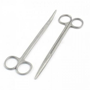 Ciseaux Mayo en acier inoxydable, instruments chirurgicaux de haute qualité, courbes et droites de 140 mm - Product Image 6