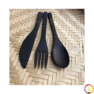 ช้อนไม้ผสมช้อนไม้ไผ่เป็นมิตรต่อสิ่งแวดล้อมช้อนผสมสำหรับใช้ในครัวผลิตในเวียดนาม - Product Image 3