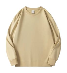 Sudaderas con capucha de patrón sólido de estilo informal de invierno para hombre de algodón 100%, sudaderas con estampado Digital frontal, servicio OEM disponible, teñido liso - Product Image 1