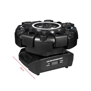 Mini 380W LED 3-in-1 <span class=keywords><strong>Zoom</strong></span> Moving Head Bühnenlicht Beam Wash Spot mit DMX512-Steuerung Aluminiumgehäuse für Club-Bühne Ra90 - Product Image 3