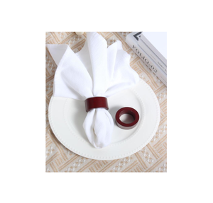 Usine directe ronds de serviette bois nouveau Design forme hexagonale serviettes anneau pour les mariages Table en gros fête articles décoratifs - Product Image 6