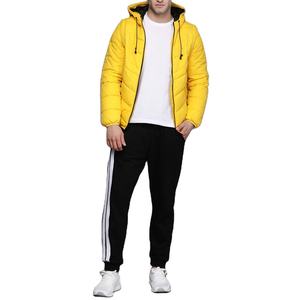 Blouson bombardier matelassé en duvet jaune rembourré personnalisé de haute qualité pour hommes/veste matelassée/veste à bulles Veste et joggeurs pour hommes - Product Image 1