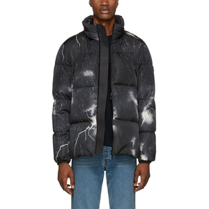 Trending Front Solid Down Puffer Jacket Hooded Quilted Winter Coat 100% Bamboo Fiber Custom Logo OEM Wholesale Manufacturer - Product Image 4