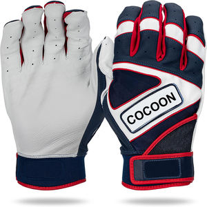 Guantes de Bateo de Béisbol para Hombre, Hechos en Fábrica, de la Mejor Calidad, Personalizados, de Cuero, Diseño de Puño Corto para Adultos, Ligeros y Transpirables - Product Image 1