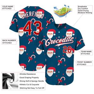 Camisetas de Béisbol Personalizadas Premium para Hombres, Mujeres y Adultos - Transpirables, 100% Poliéster, Personalización Completa con Colores del Equipo y Logotipo - Product Image 5