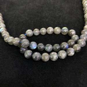 Cuentas de labradorita llamativas y genuinas, hebra de cristal Natural para protección del Aura, impulso de la intuición, fabricación de joyas, uso de regalo de meditación - Product Image 3