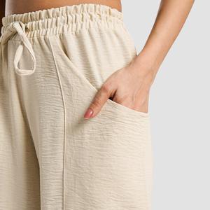 Tendance femmes taille haute Fitness pantalon personnalisé vêtements de sport décontractés pour la course Yoga Gym sans couture Spandex gros Logo qualité - Product Image 4